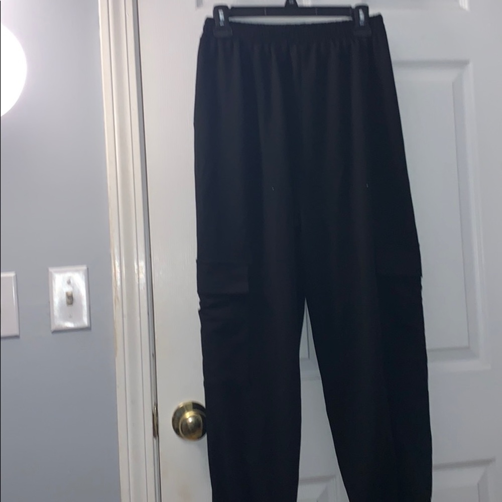 Black joggers